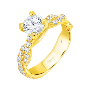 0.72ctw Round Engagement Ring