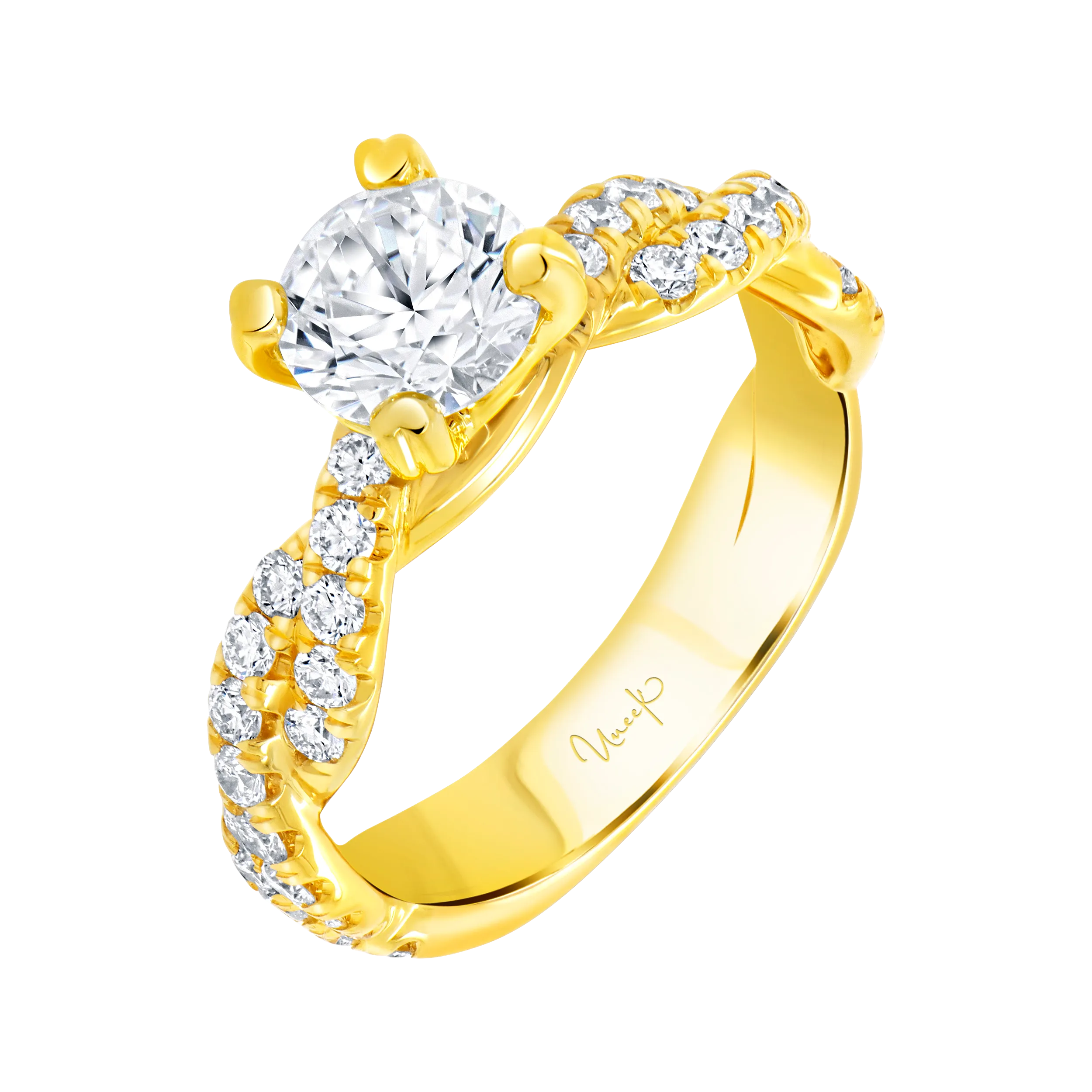 0.72ctw Round Engagement Ring