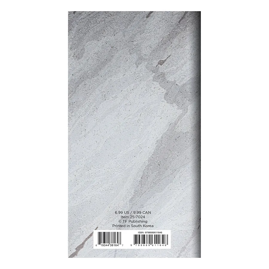 2025-2026 Gray Granite Small Monthly Pocket Planner