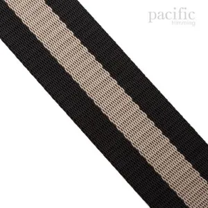 37mm Striped Polyester Webbing : 360086WB