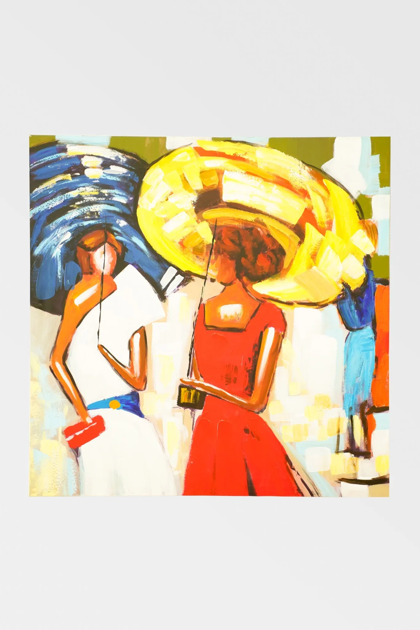 39" X 39" Colorful  Ladies