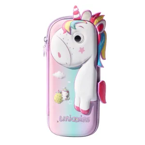 3D Unicorn Pencil Case