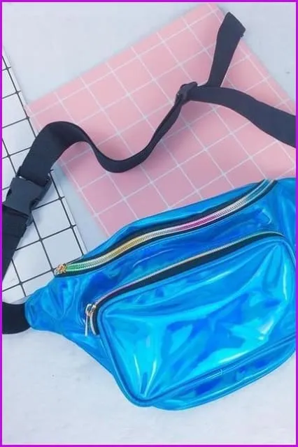 8 Colors Hologram Fanny Pack Waist Bag F052