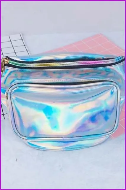 8 Colors Hologram Fanny Pack Waist Bag F052