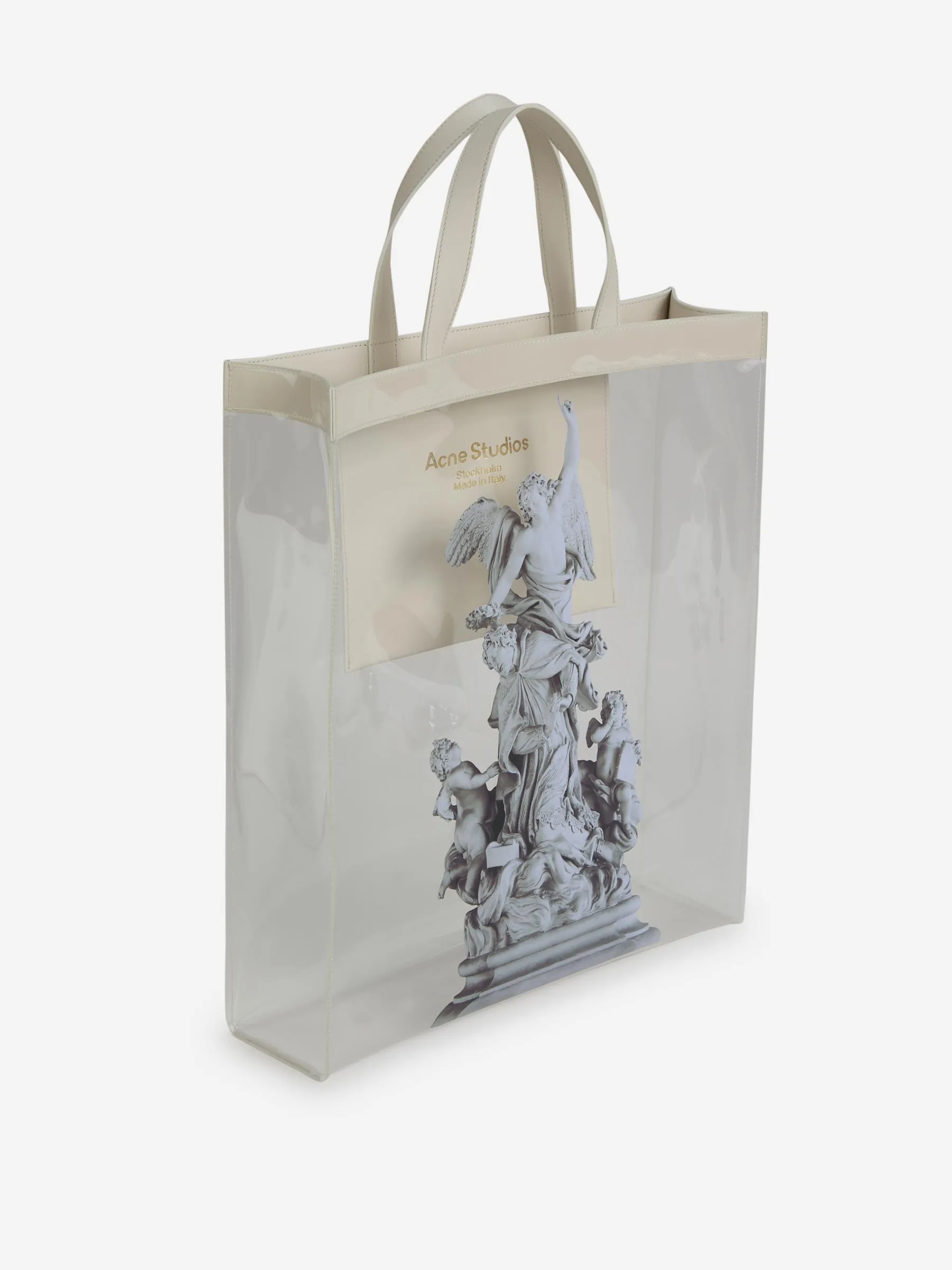 Acne Studios Clear Print Tote Bag