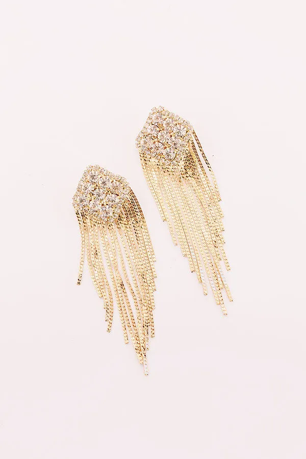 All The Glam Fringe Earrings