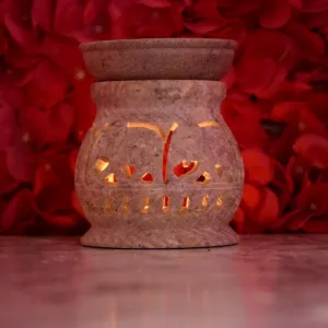 Alluring Handcrafted Marble T-light Holder Aroma Diffuser