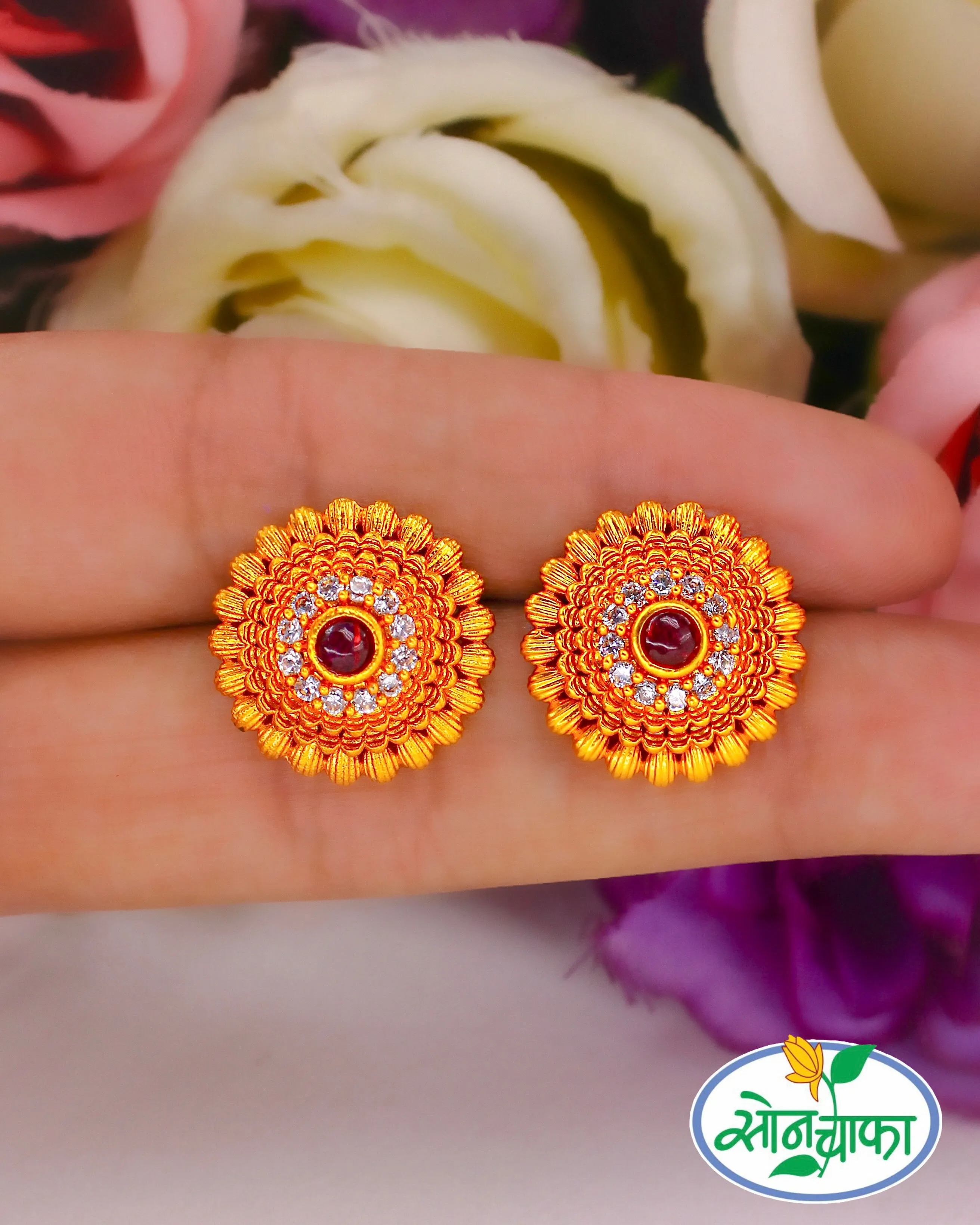 ALLURING PESHWAI STUDS