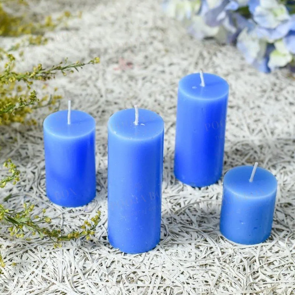 Alluring Pillar Candles Set of 4