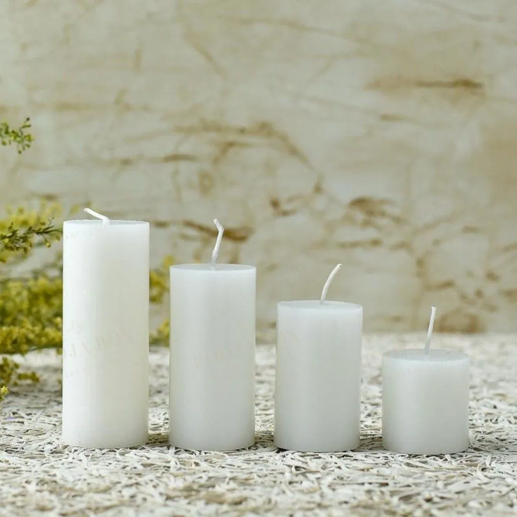 Alluring Pillar Candles Set of 4