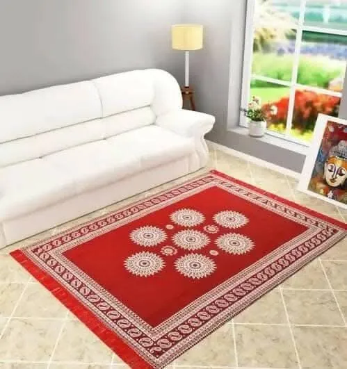 Alluring Rugs(Maroon, 55 x 84inches)