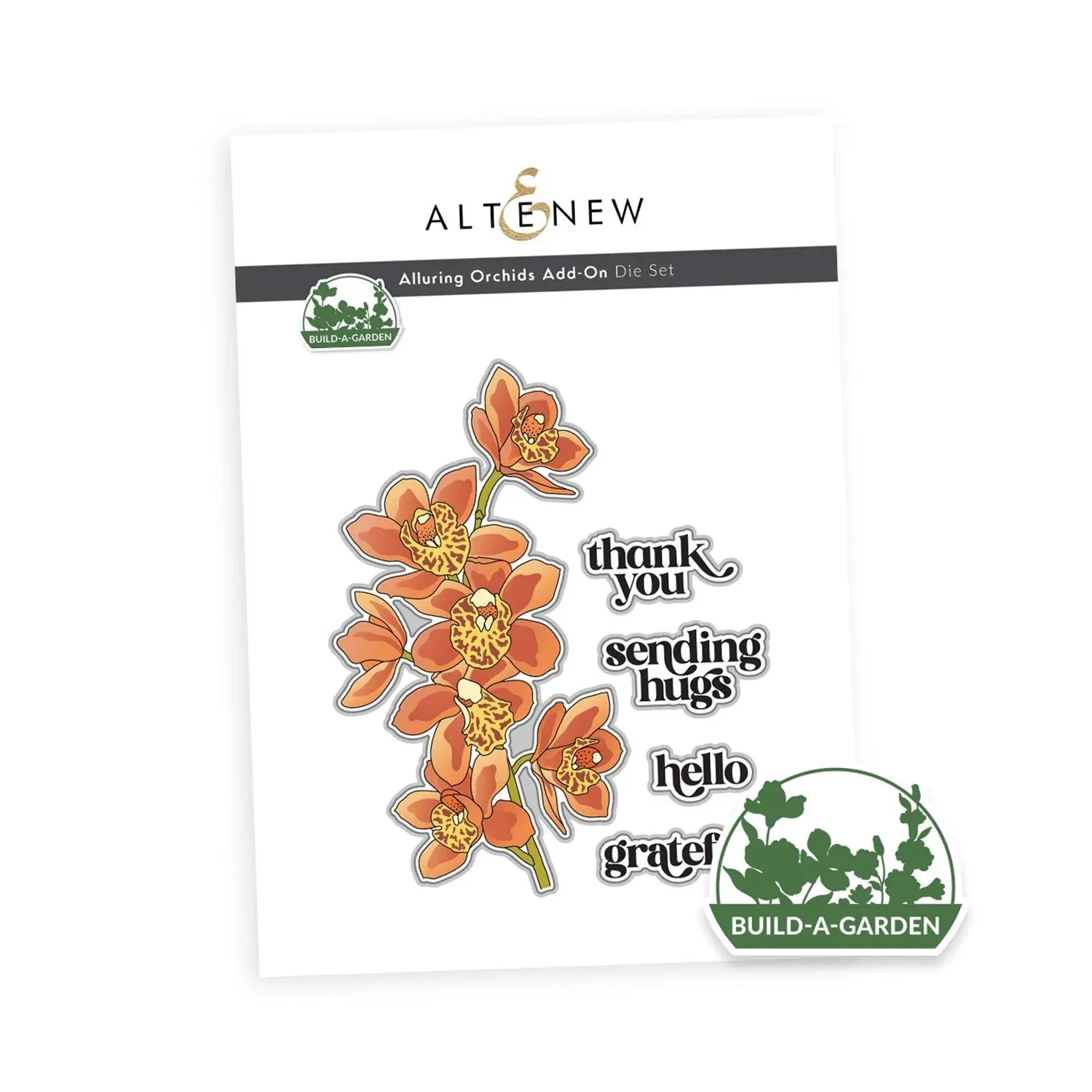 Altenew Build-A-Garden: Alluring Orchids Add-on Die Set