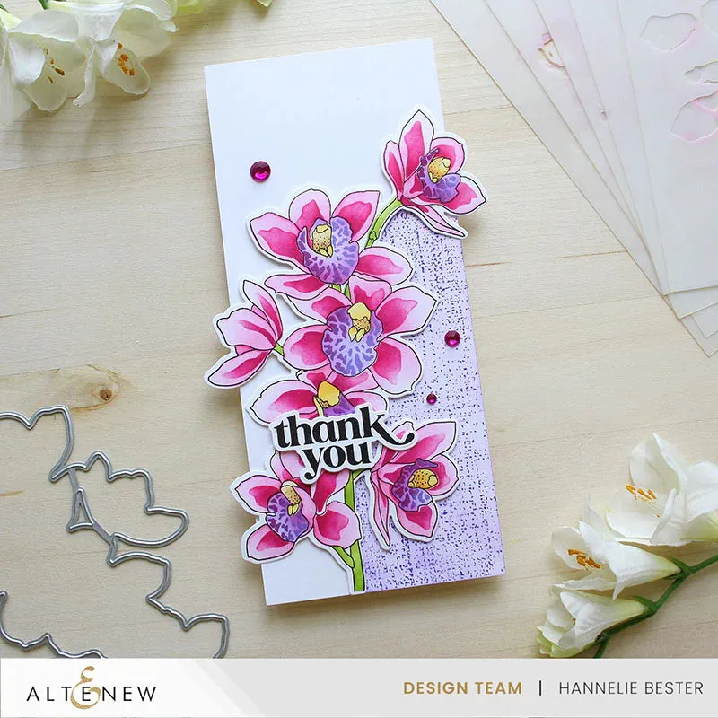 Altenew Build-A-Garden: Alluring Orchids Add-on Die Set