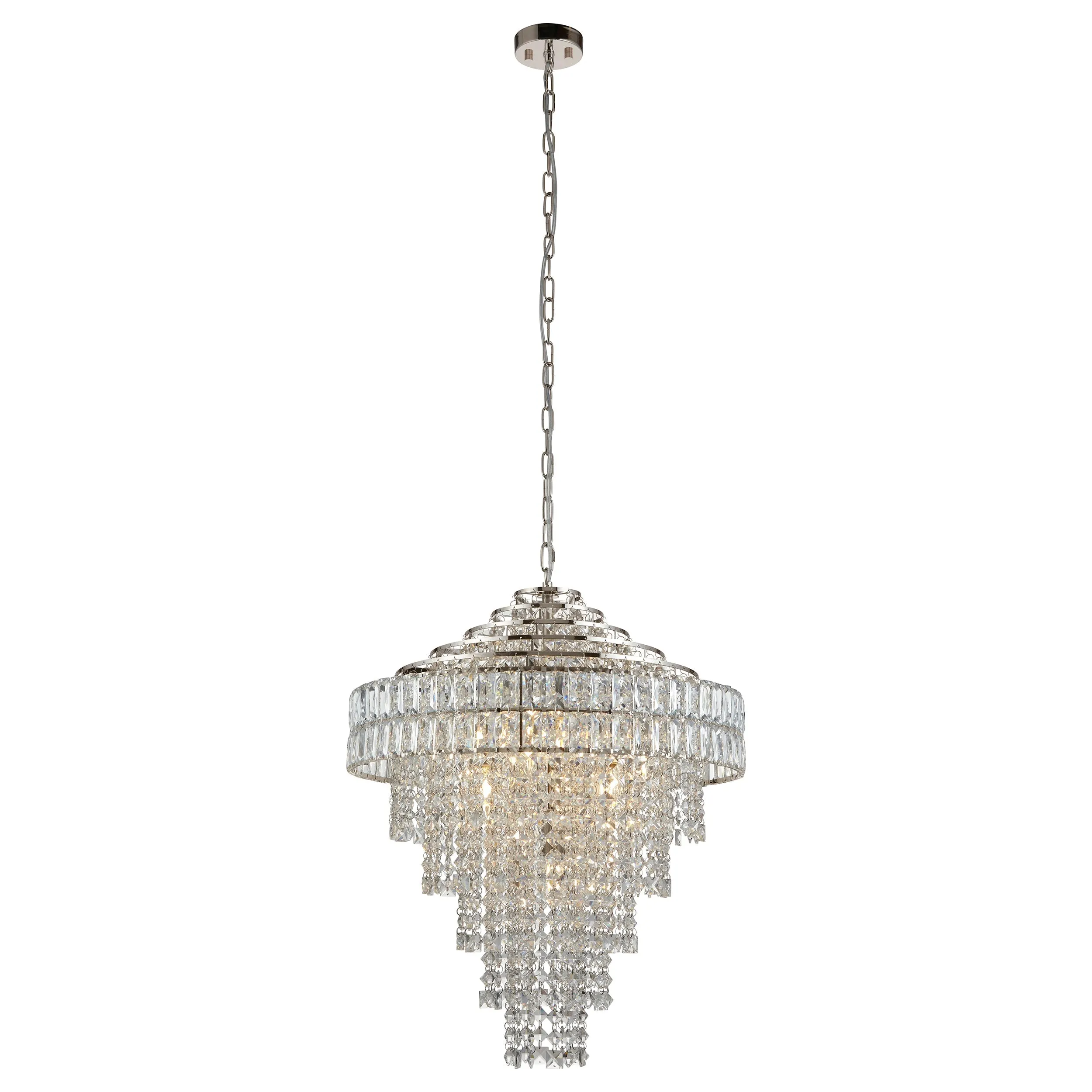 Amos Georgina 7 Light Crystal Chandelier