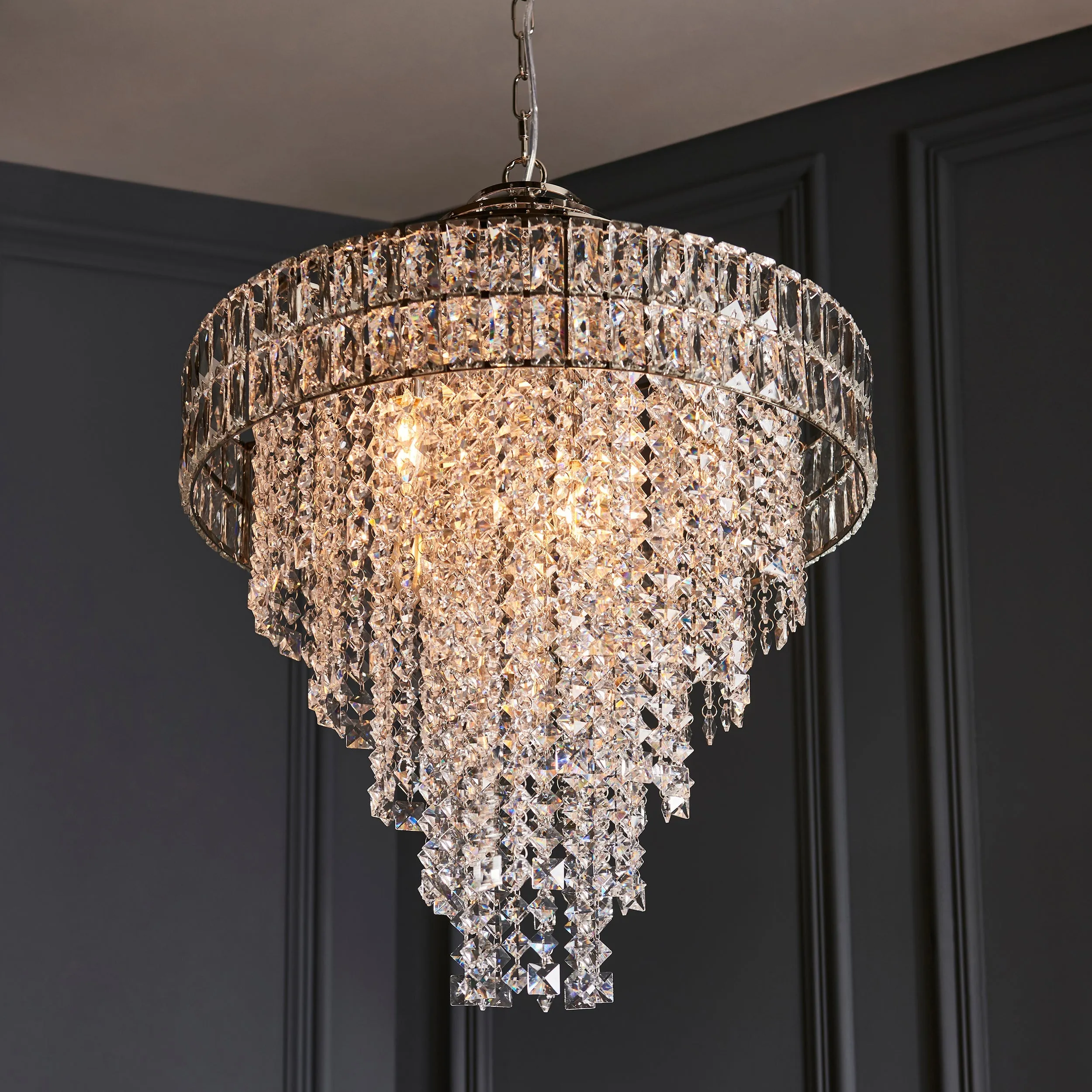 Amos Georgina 7 Light Crystal Chandelier