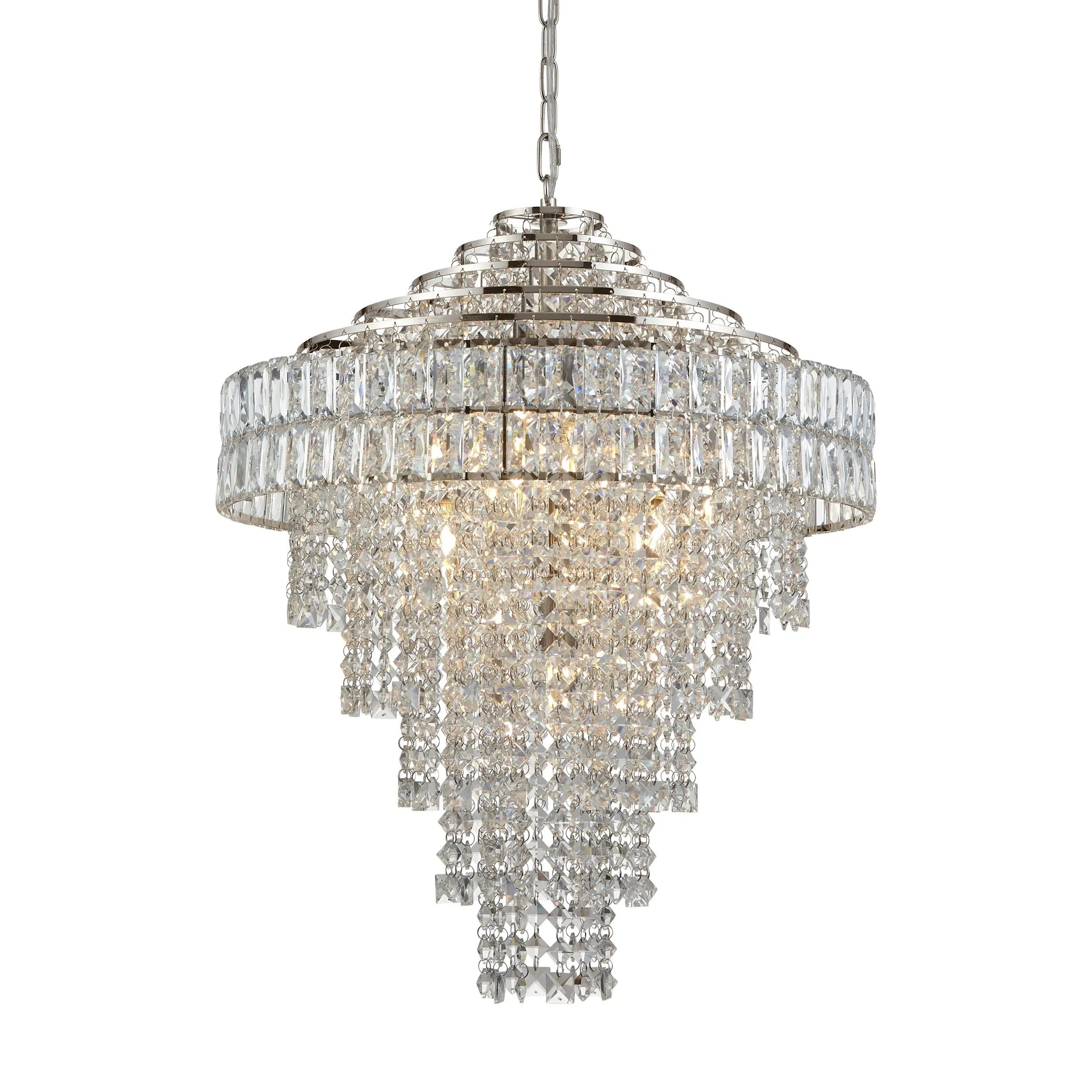 Amos Georgina 7 Light Crystal Chandelier