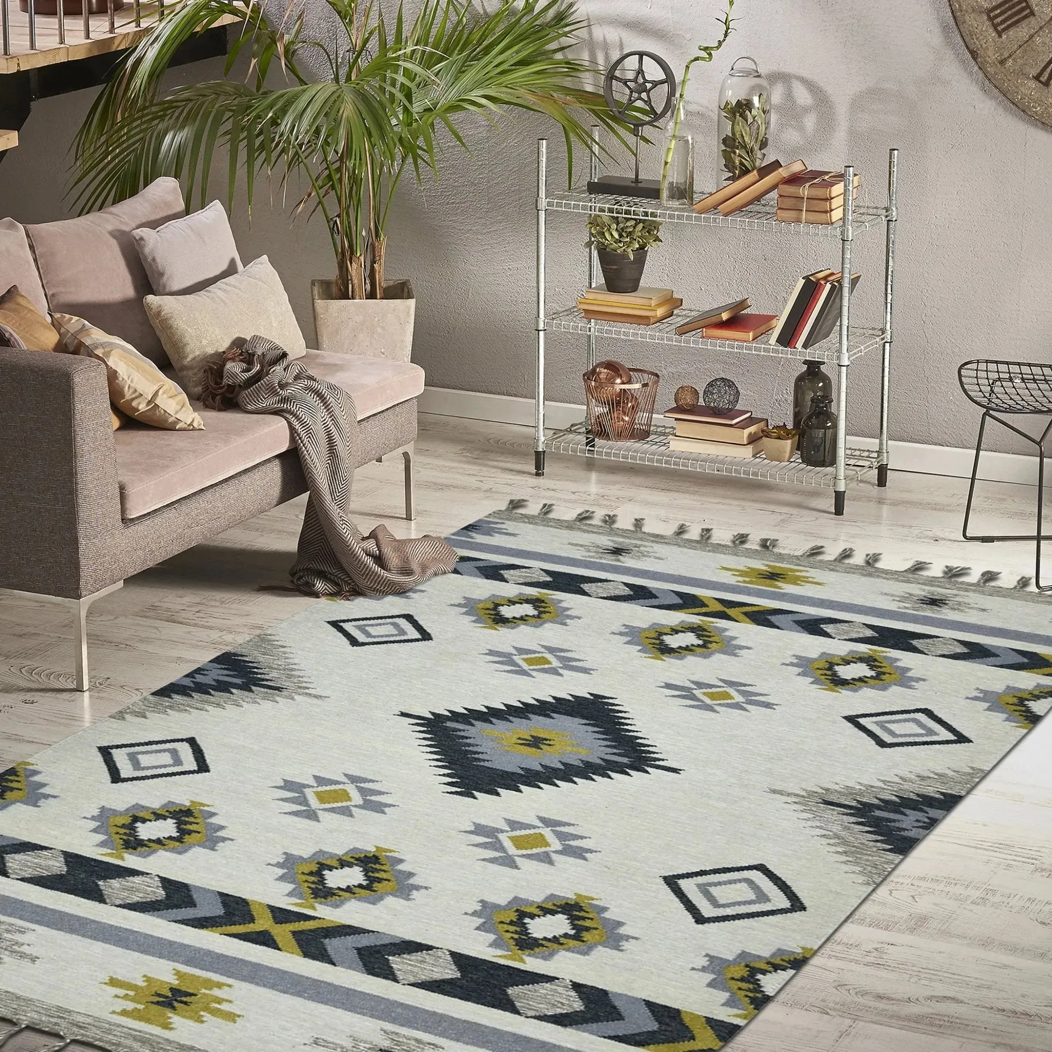 Artifacts ARI-5 Yellow/Ivory Rug