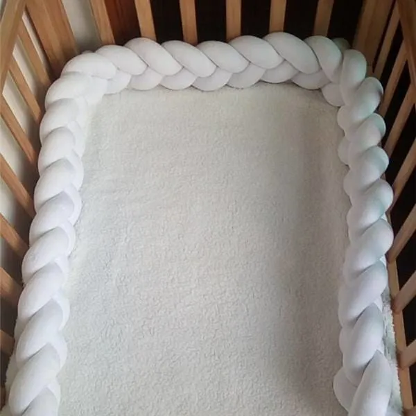 Baby's Braided Crib Bumpers