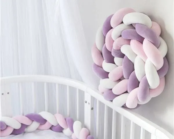 Baby's Braided Crib Bumpers