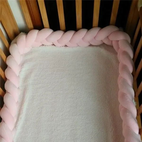 Baby's Braided Crib Bumpers