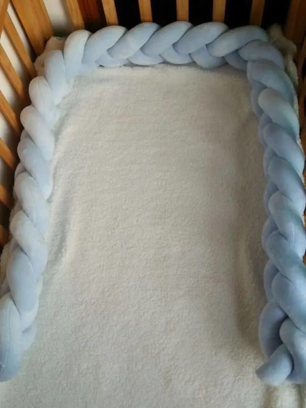 Baby's Braided Crib Bumpers