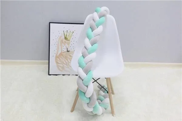 Baby's Braided Crib Bumpers