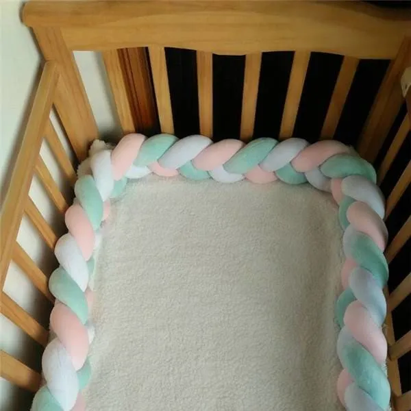 Baby's Braided Crib Bumpers