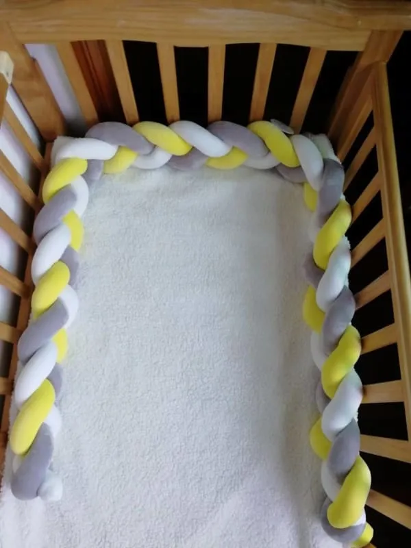 Baby's Braided Crib Bumpers