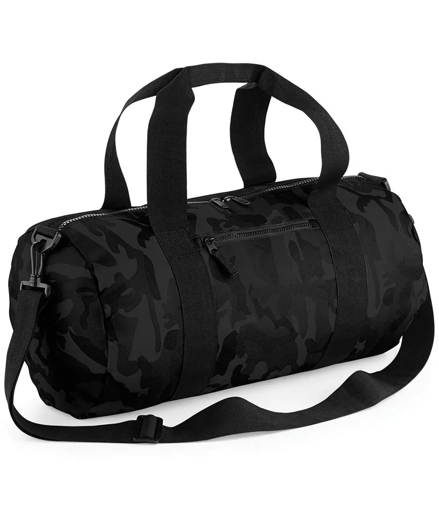 Bagbase Camo Barrel Bag