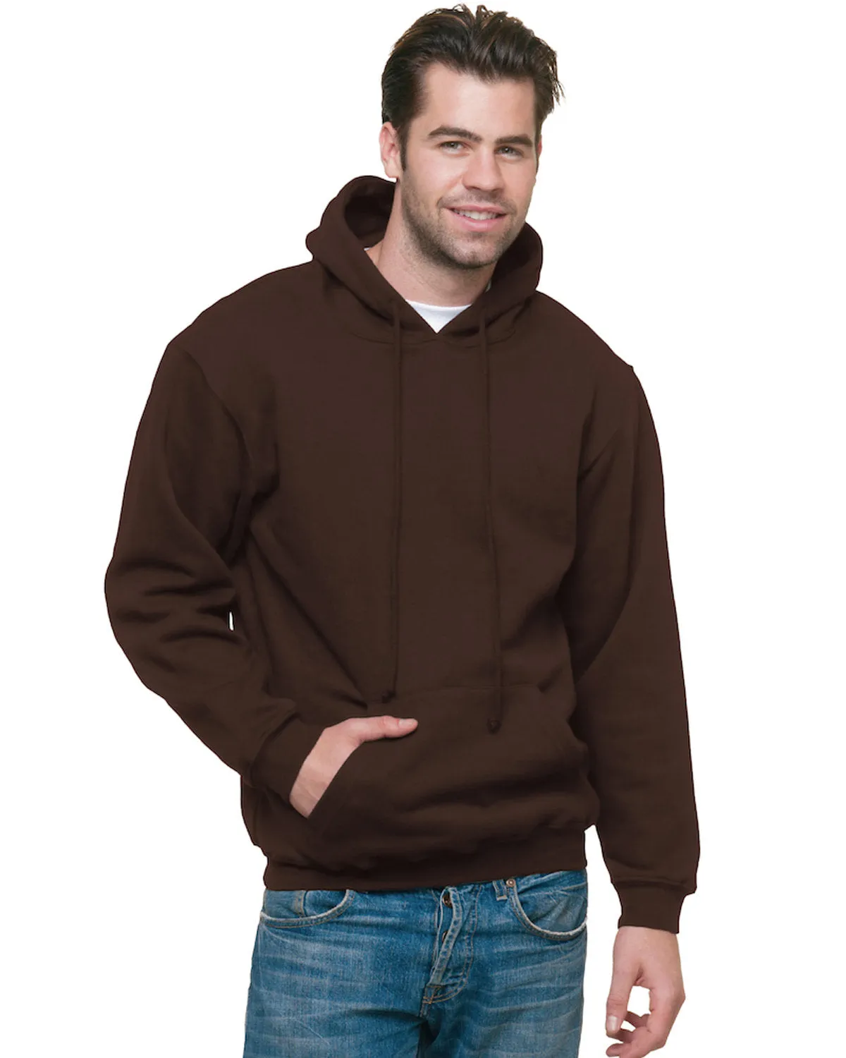 Bayside Men's USA-Made Hooded Sweatshirt