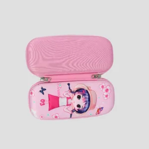 Beauty Girl Pink Pencil Case