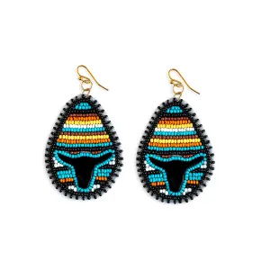 Bison Head Mesa Earrings