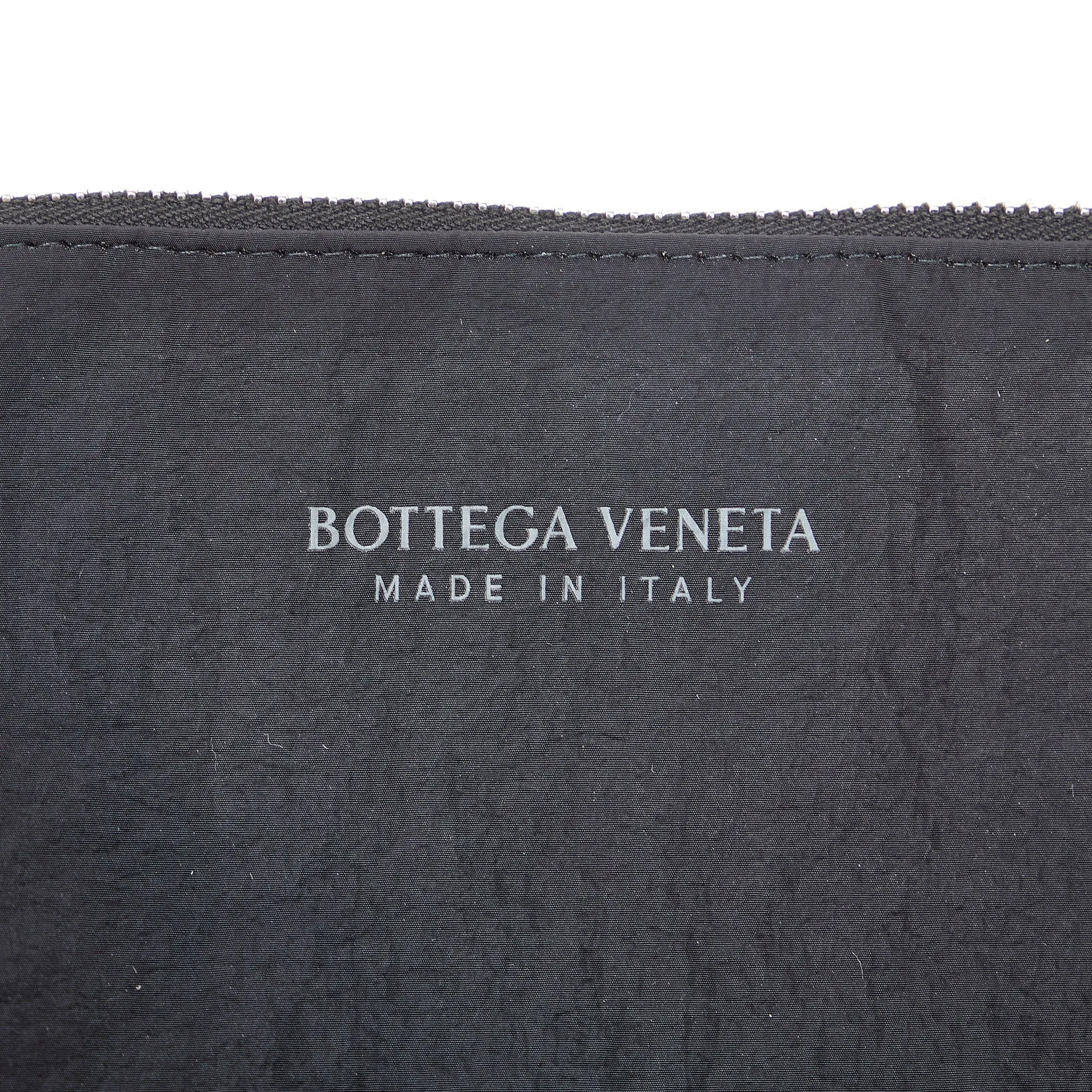 Black Bottega Veneta Maxi Intrecciato Cassette Tote