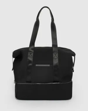 Black Chrissy Pouch Gym Bag