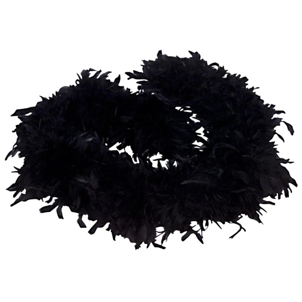 Black Feather Boa