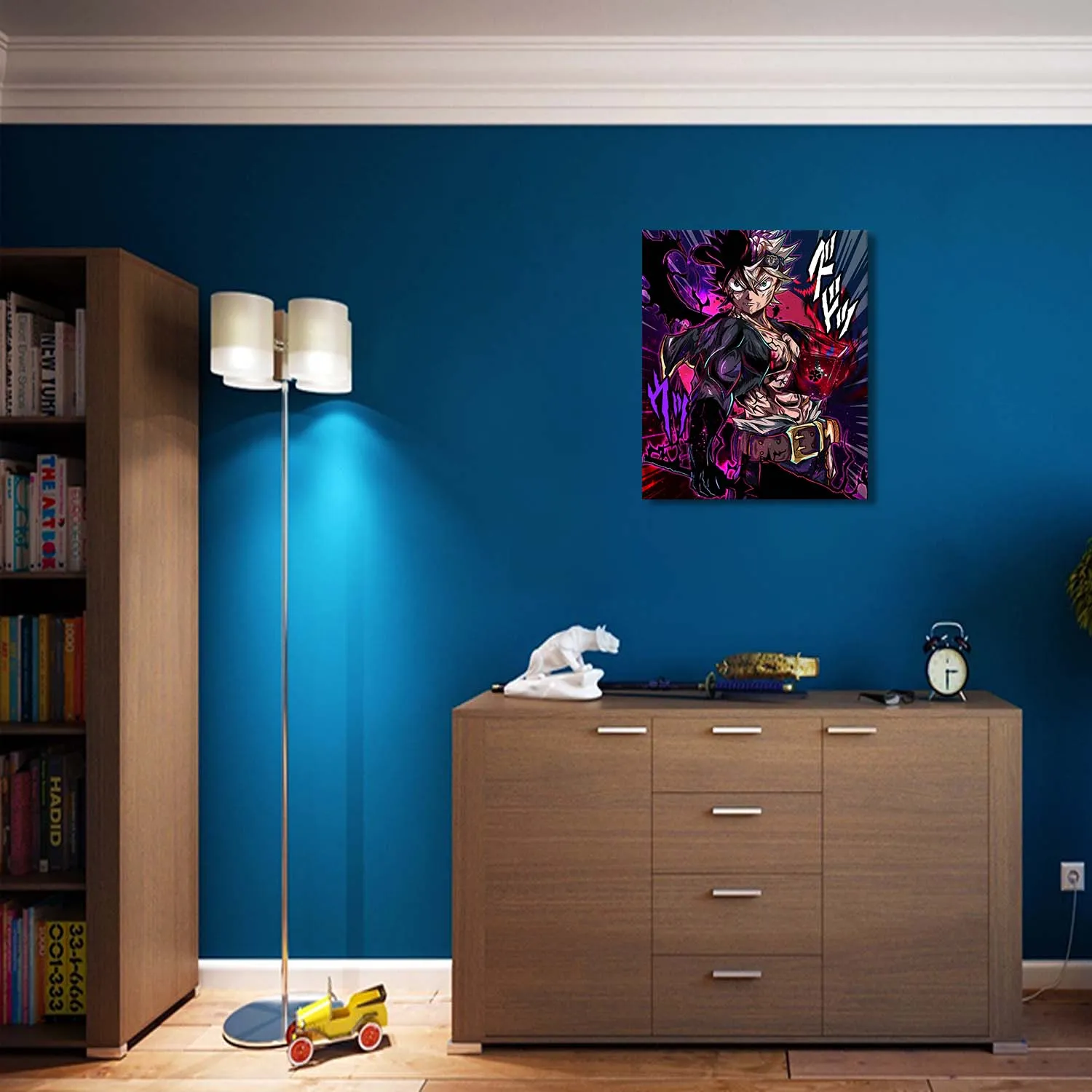 Black Magic Knight Canvas Wall Art