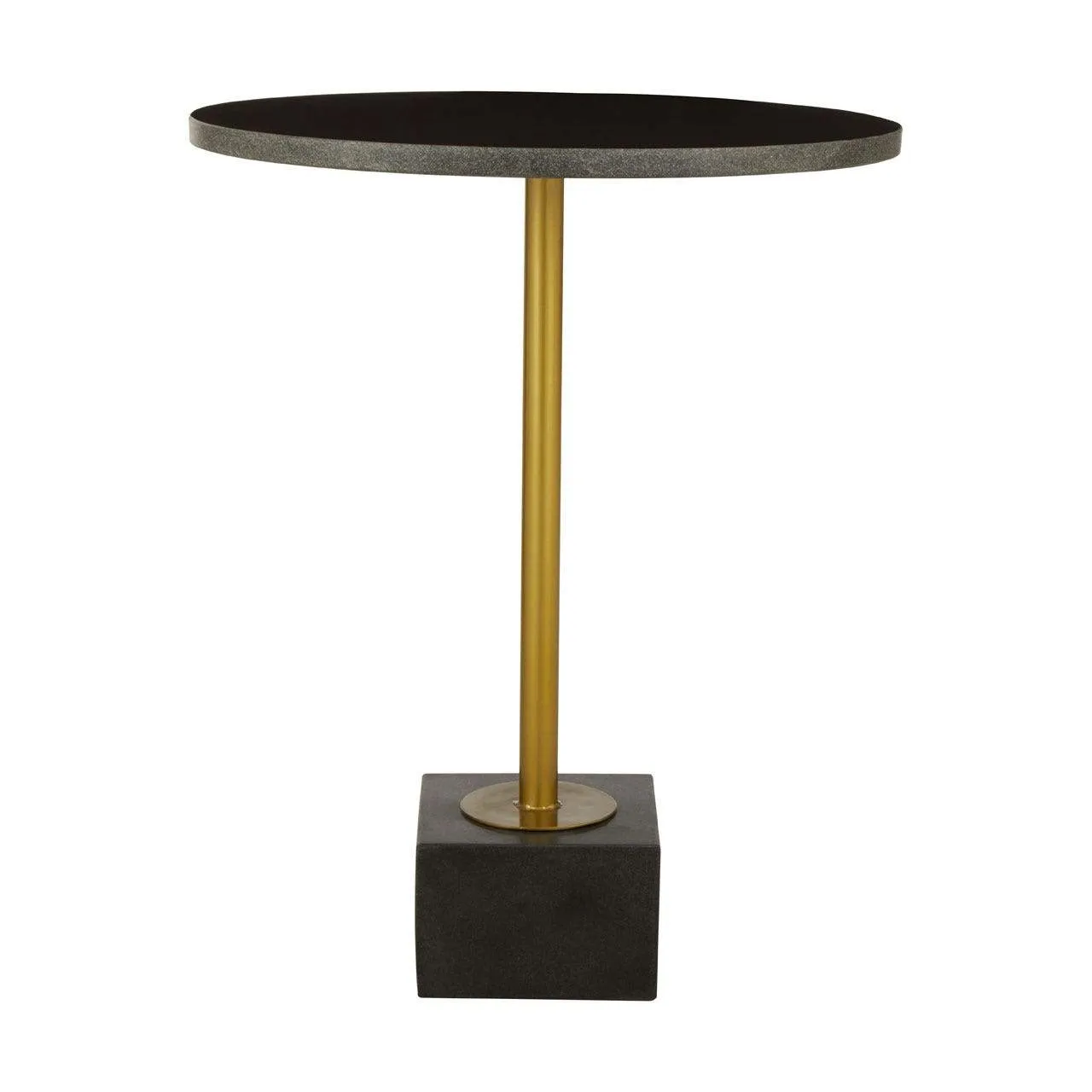 Black Marble Side Table