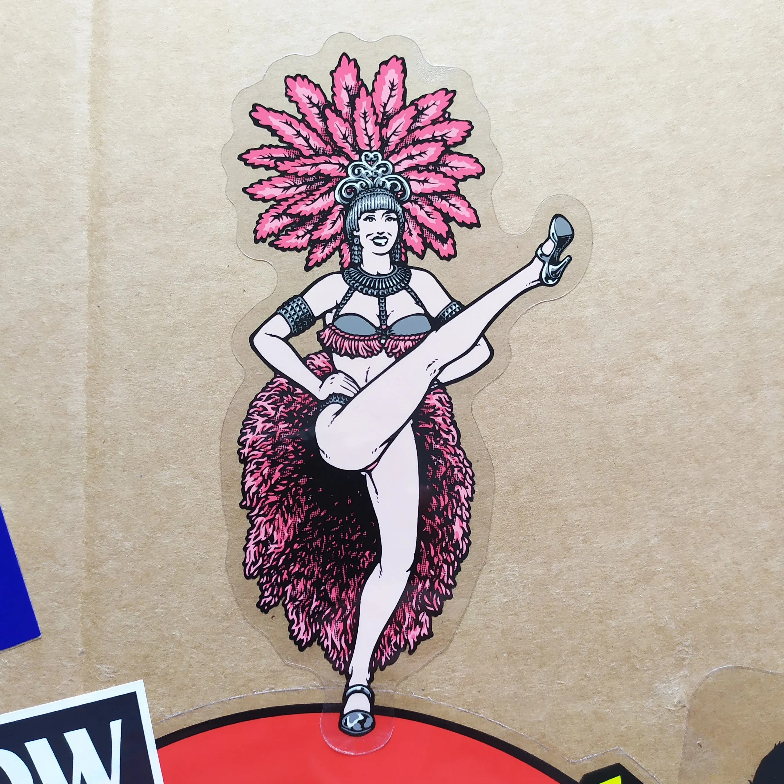 Blind Heritage Brian Lotti Showgirls Skateboard Sticker