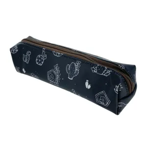 Blue Cactus Pencil Case