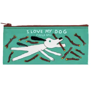 BLUE Q PENCIL CASE I LOVE MY DOG