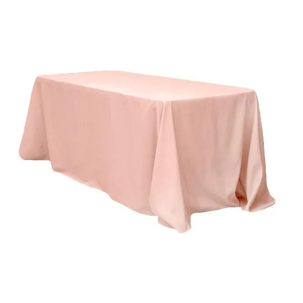 Blush Polyester Tablecloth