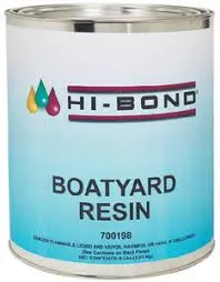 BOAT YARD POLYESTER RESIN - NO WAX