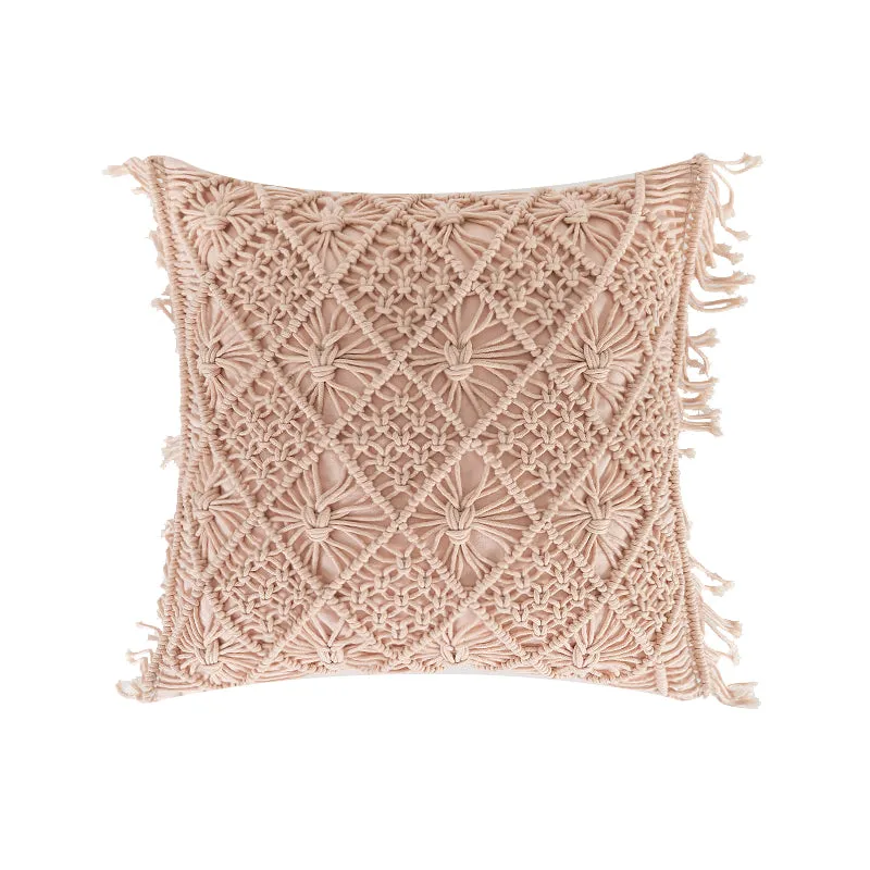 Bohemian Style Knitted Pillow