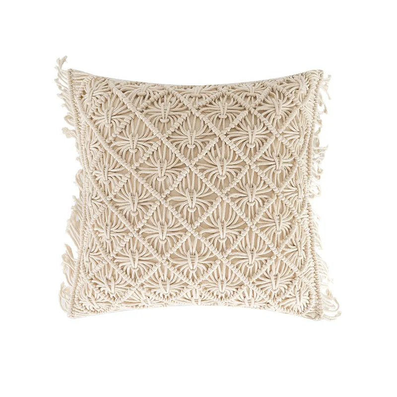 Bohemian Style Knitted Pillow