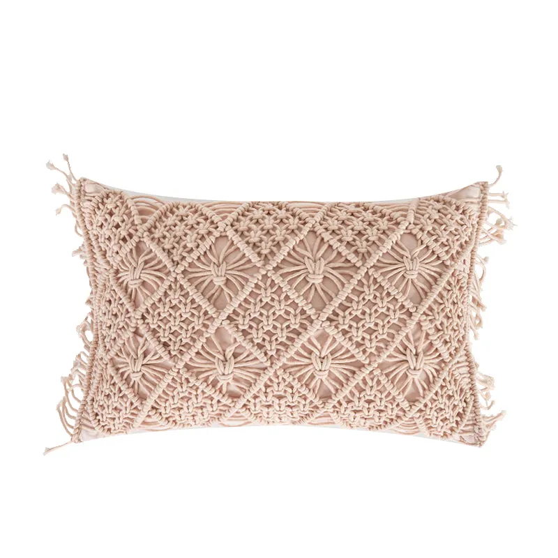 Bohemian Style Knitted Pillow