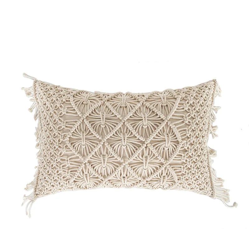 Bohemian Style Knitted Pillow