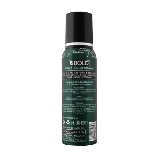 BOLD PAKISTAN EDITION BODY SPRAY 120ML