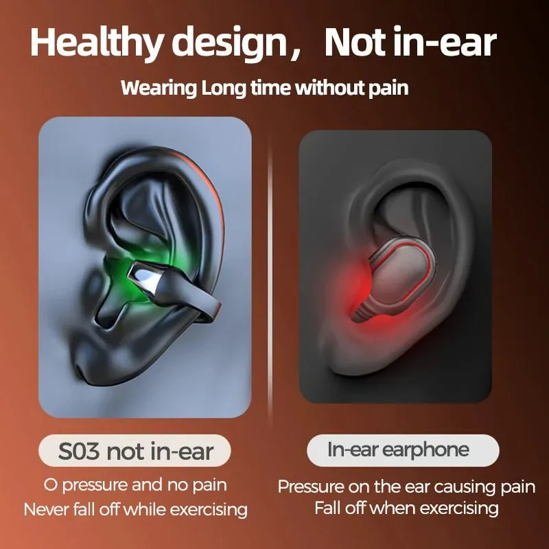 Bone Conduction Bluetooth Headphones