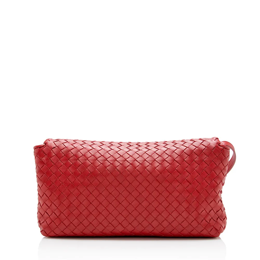 Bottega Veneta Intrecciato Woven Shoulder Bag (SHF-15999)