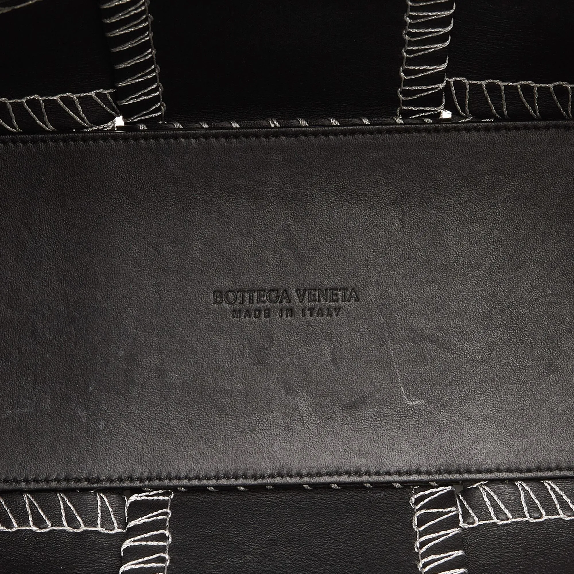 Bottega Veneta Small Intrecciato Topstitch Arco (SHG-6kjKTp)